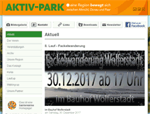 Tablet Screenshot of aktiv-park.info